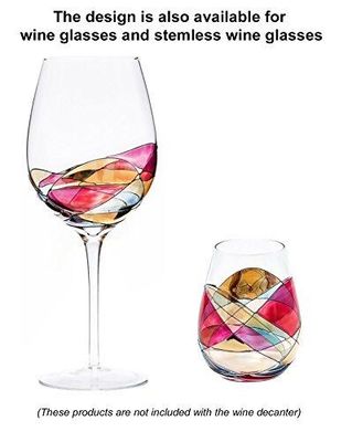 গুণ Handpainted Stemless Golden Luster Crystal Wine Glass , Engraved Crystal Glasses কারখানা