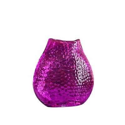 গুণ Home Decoration 8" Fish Style Vintage Pink Glass Vase কারখানা