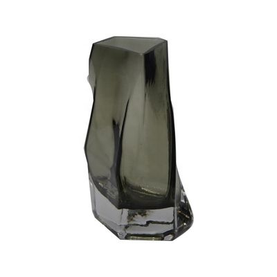 গুণ 3 Size Warped Grey Color Tall Centerpiece Vases কারখানা