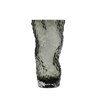 গুণ Tree Stump Shaped Customize Color Decorative Glass Vase কারখানা