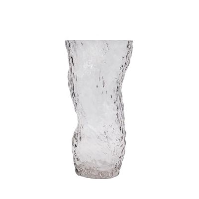 গুণ Tree Stump Shaped Customize Color Decorative Glass Vase কারখানা