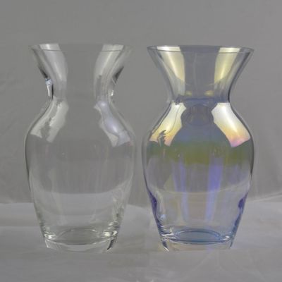গুণ Customize Irridescent Decorative Glass Vase For Home কারখানা