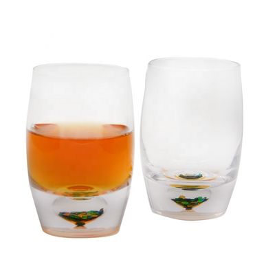 গুণ Heavy Bottom Crystal Whiskey Glasses কারখানা