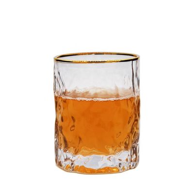 গুণ Creative Embossed Stump Whiskey Glasses , Engraved Whiskey Glasses কারখানা