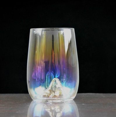 গুণ 14 Oz Whiskey Glasses With Creative Ice Montain Bottom কারখানা