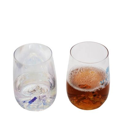 গুণ 14 Oz Whiskey Glasses With Creative Ice Montain Bottom কারখানা