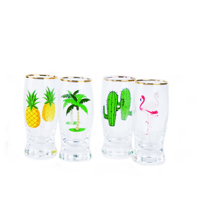 গুণ Color Decal Printed Unique Shot Glasses কারখানা