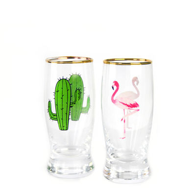 গুণ Color Decal Printed Unique Shot Glasses কারখানা