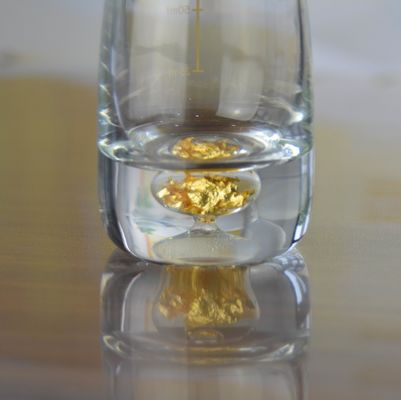 গুণ Gold Foil Bottom Shot Glass Set কারখানা