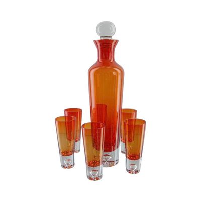 গুণ Round Shape 6 Color Unique Shot Glass Set For Vodka কারখানা