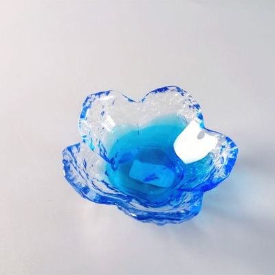 গুণ Ins Cherry Blossom Glass Sauce Plates For Dinner Table কারখানা