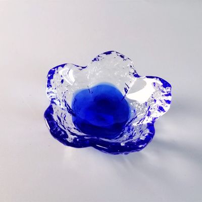 গুণ Ins Cherry Blossom Glass Sauce Plates For Dinner Table কারখানা