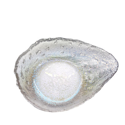 গুণ Exquisite Creative Water Drop Shape Glass Charger Plates কারখানা