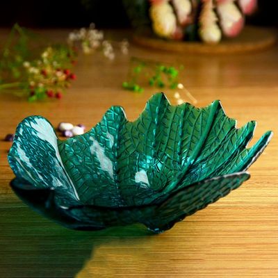 গুণ Maple Leaf Unique Decorative Charger Plates For Snack কারখানা