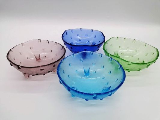 গুণ Unique 3 Feet Glass Charger Plates For Fruit And Dessert কারখানা