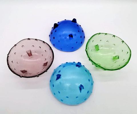 গুণ Unique 3 Feet Glass Charger Plates For Fruit And Dessert কারখানা