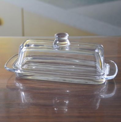 গুণ Rectangle Cake Glass Charger Plates With Cover কারখানা