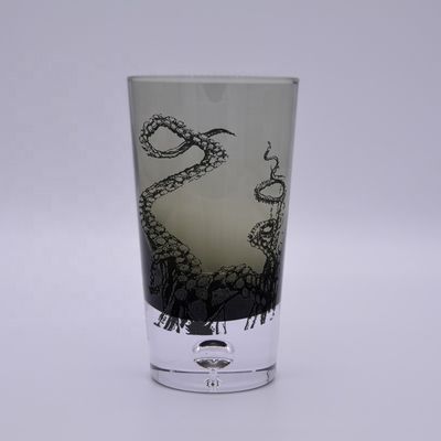 গুণ Grey Color Air Bubble Bottom Unique Cocktail Glasses . Bohemian Drinking Glasses কারখানা
