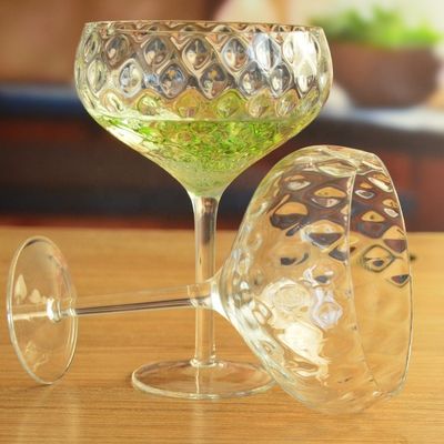 গুণ Optical Pineapple Shape Giant Crystal Cocktail Glasses কারখানা