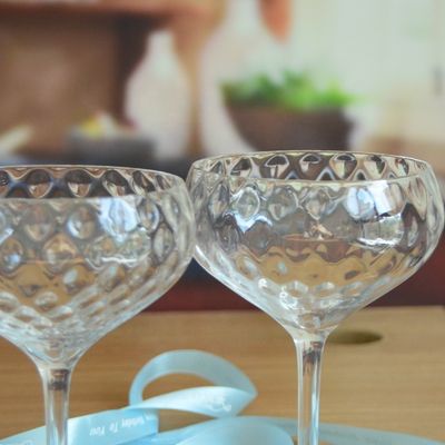 গুণ Optical Pineapple Shape Giant Crystal Cocktail Glasses কারখানা