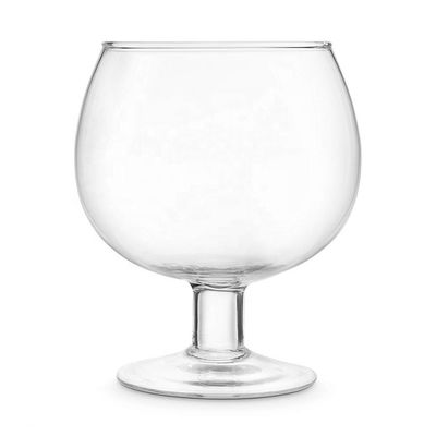 গুণ Handblown Giant Crystal Cocktail Glasses With Logo Decal কারখানা
