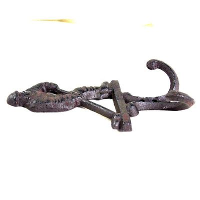 গুণ Ice Hockey Rustic Cast Iron Coat Hooks Cast Iron Crafts কারখানা