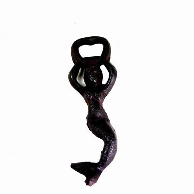 গুণ Customized Mermaid Cast Iron Wine Bottle Opener For Bar কারখানা