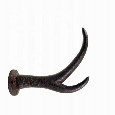 গুণ Deer Antler Cast Iron Wall Hooks Cast Iron Crafts Rust কারখানা