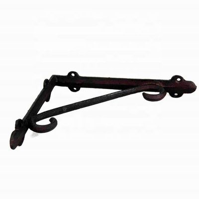 গুণ Home Decor Retro Cast Iron Coat Hook Cast Iron Crafts কারখানা