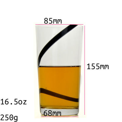 গুণ Solid Color tall Tumbler Drinking Glasses For Home কারখানা