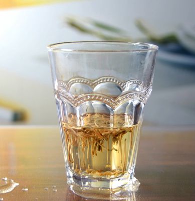 গুণ Stemless Embossed Multiple Tangent 10 Oz Glass Tumbler কারখানা