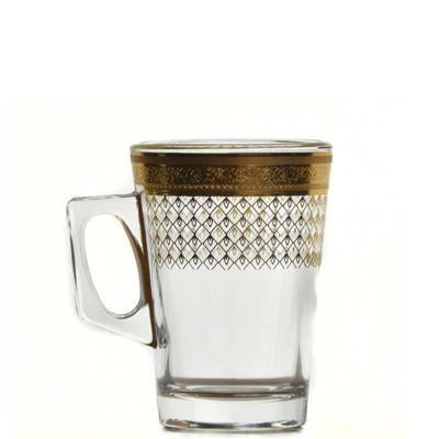 গুণ Golden Decorated Gold Decal Tumbler Drinking Glasses কারখানা
