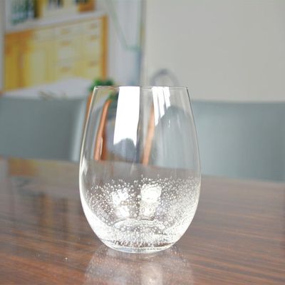 গুণ 500ml Transparent Stemless Whiskey Tumbler Glasses , Wine Glass Tumbler কারখানা