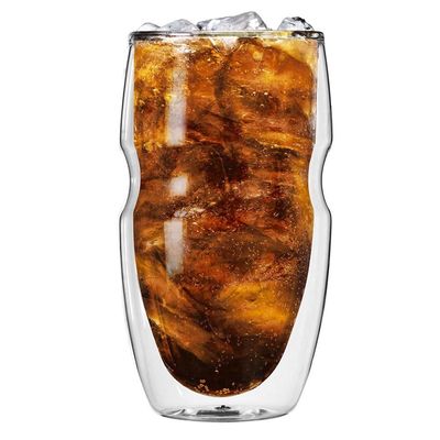 গুণ Personalize Borosilicate Double Wall Tumbler Drinking Glasses কারখানা