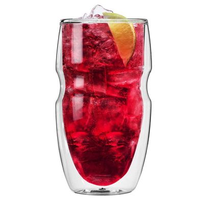 গুণ Personalize Borosilicate Double Wall Tumbler Drinking Glasses কারখানা