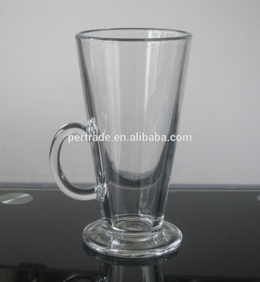 গুণ Irish Style Machine Made Crystal Whisky Tumblers With Handle কারখানা