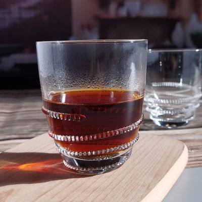 গুণ Creative Hemp Rope Winding Tumbler Drinking Glasses Lead Free কারখানা