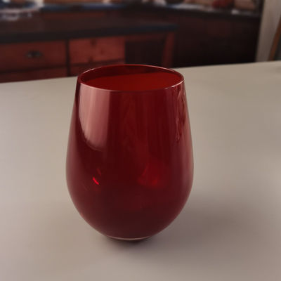 গুণ Lead Free Stemless Crystal Wine Glass Handblown 550ml কারখানা