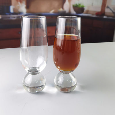 গুণ Ball Stemmed Lead Free Crystal Highball Tumblers For Champagne কারখানা