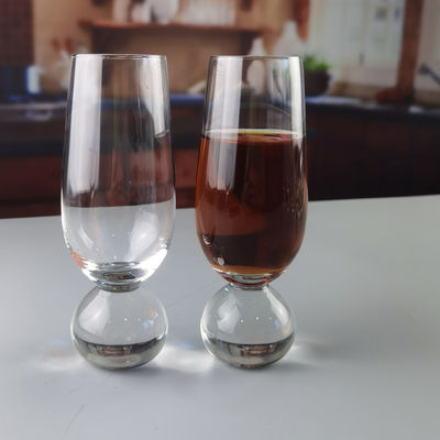 গুণ Ball Stemmed Lead Free Crystal Highball Tumblers For Champagne কারখানা